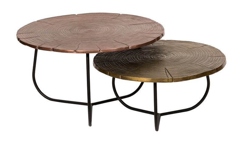 CROSS SECTION TABLES SET OF 2