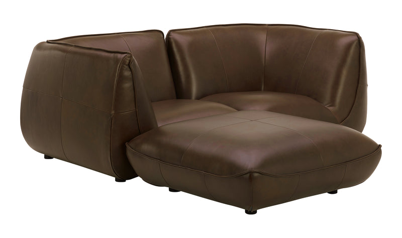 ZEPPELIN NOOK MODULAR LEATHER SECTIONAL