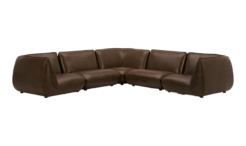 ZEPPELIN CLASSIC L MODULAR LEATHER SECTIONAL