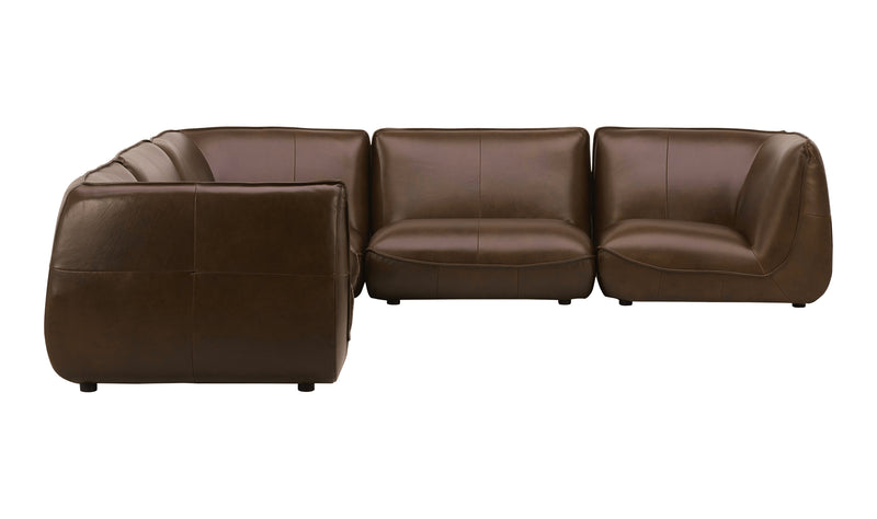 ZEPPELIN CLASSIC L MODULAR LEATHER SECTIONAL