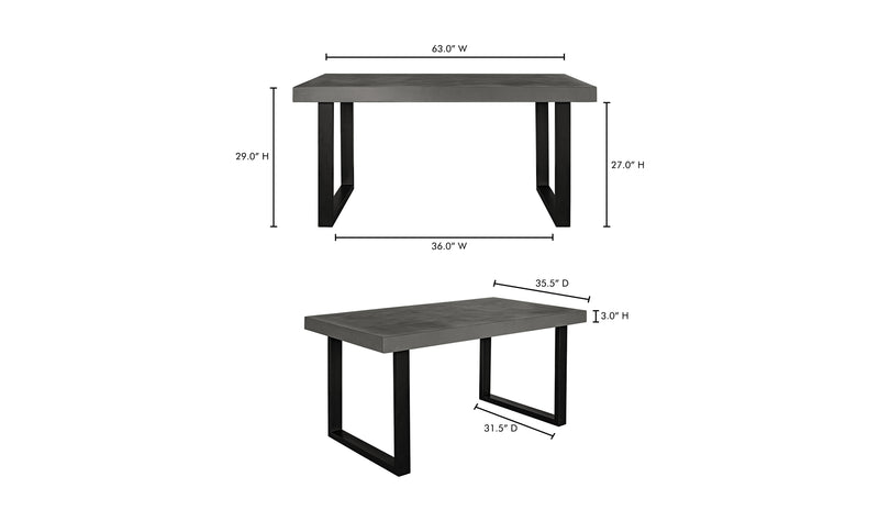 JEDRIK OUTDOOR DINING TABLE SMALL