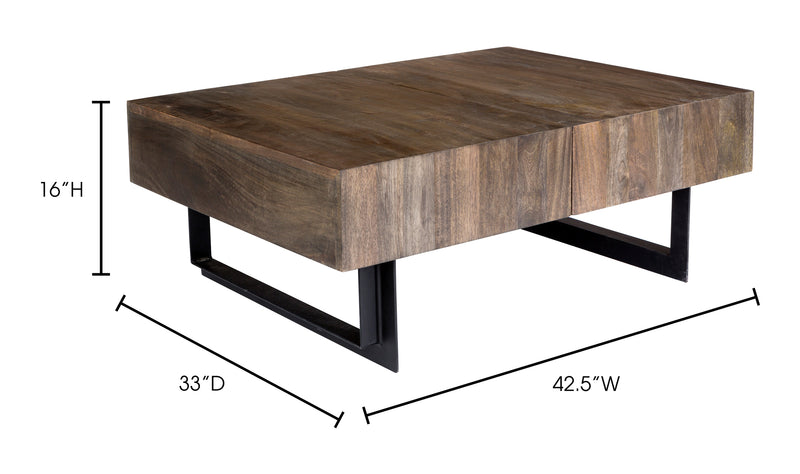 TIBURON STORAGE COFFEE TABLE