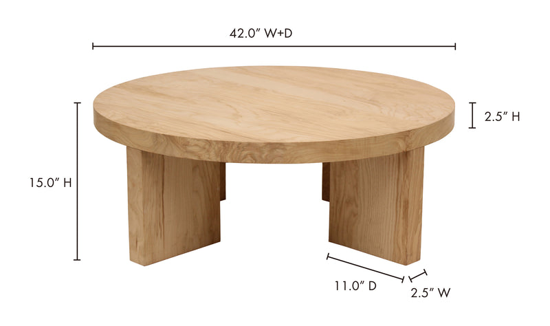 OREGON SQUARE COFFEE TABLE