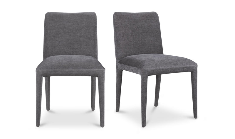 CALLA DINING CHAIR DARK GREY-SET OF TWO