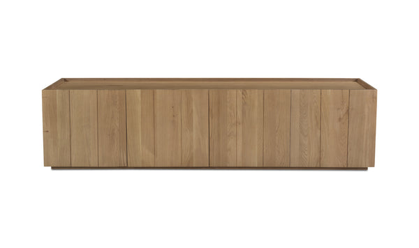 PLANK MEDIA CABINET NATURAL