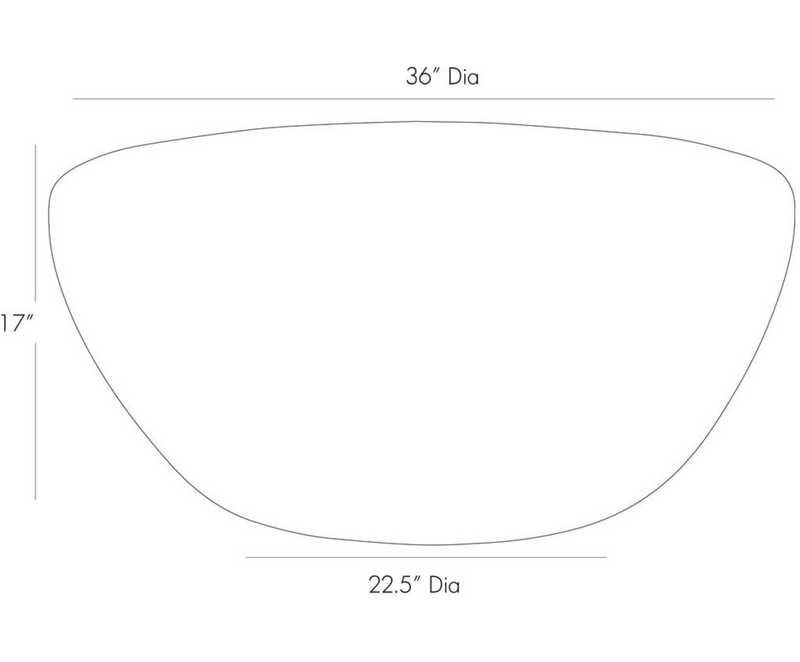 CLINT LARGE COCKTAIL TABLE