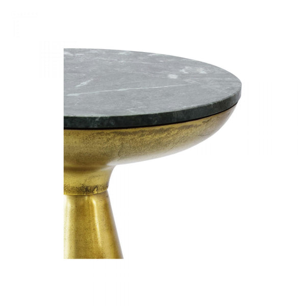 FONT SIDE TABLE GREEN MARBLE