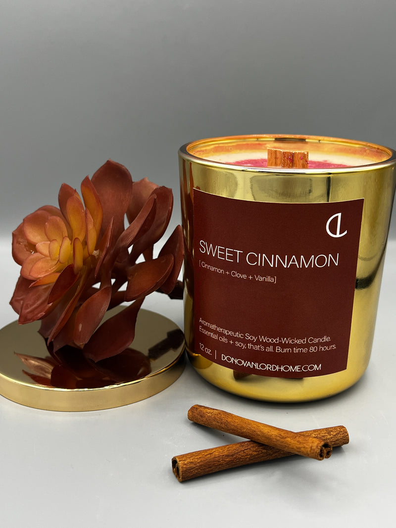Sweet Cinnamon Aromatherapeutic Candle