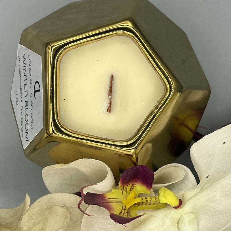 Winter Bloom Aromatherapeutic Candle