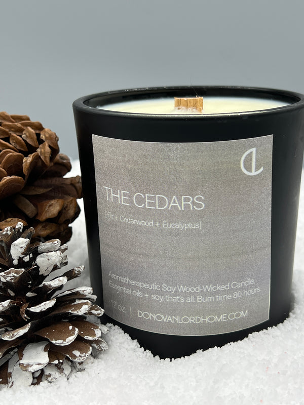 The Cedars Aromatherapeutic Candle