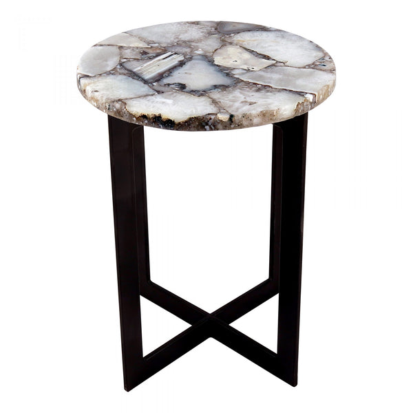 BLANCA AGATE ACCENT TABLE