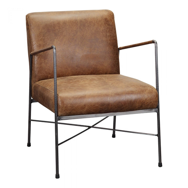 DAGWOOD LEATHER ARM CHAIR