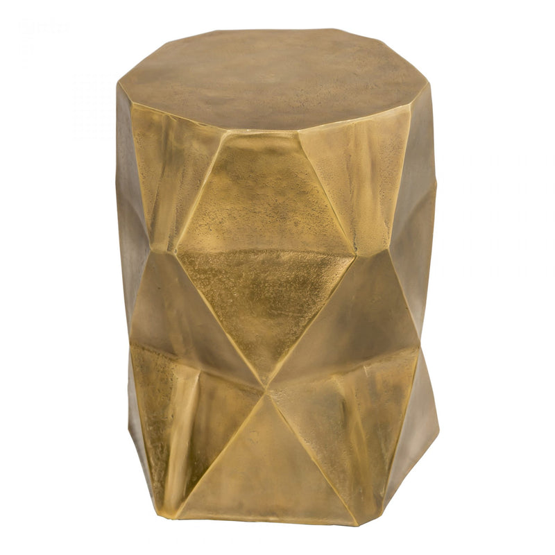 QUINTUS ACCENT TABLE ANTIQUE BRASS