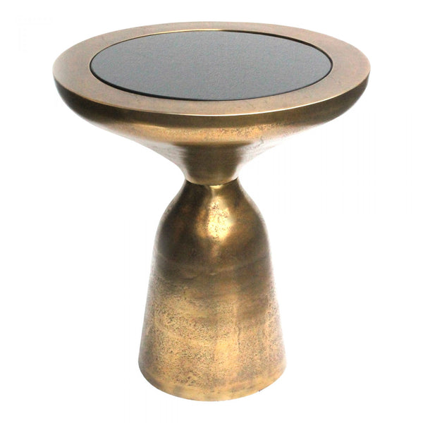 ORACLE ACCENT TABLE LARGE ANTIQUE BRASS