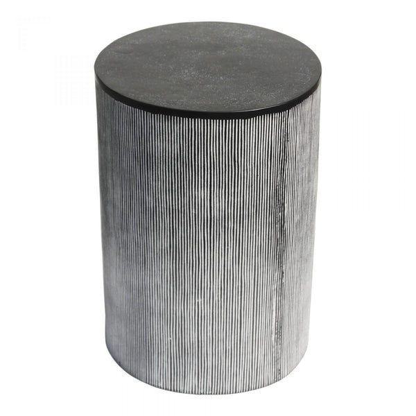 ALTHEA END TABLE BLACK PATINA