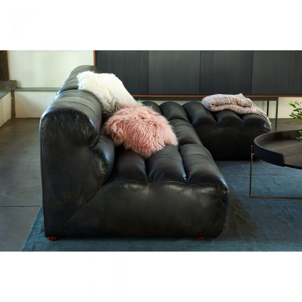 RAMSAY SIGNATURE LEATHER MODULAR SECTIONAL