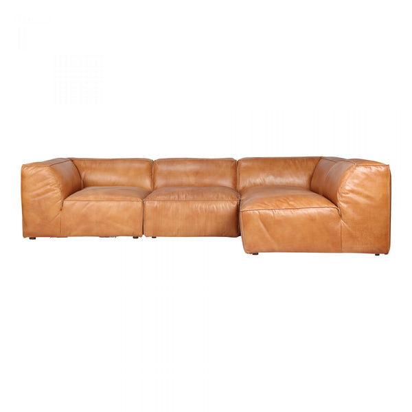 LUXE SIGNATURE LEATHER MODULAR SECTIONAL