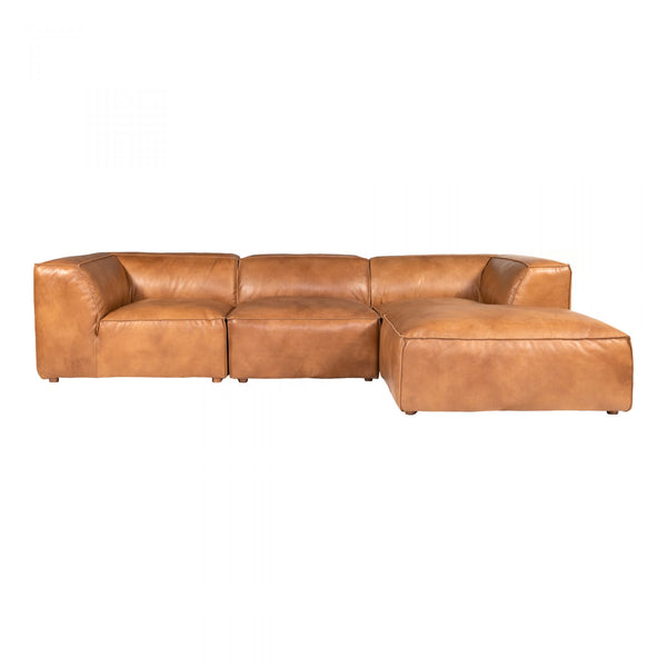 LUXE LOUNGE LEATHER MODULAR SECTIONAL