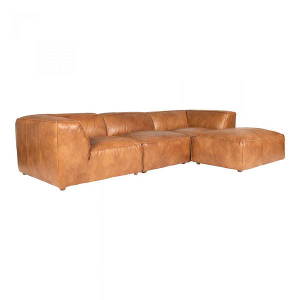 LUXE LOUNGE LEATHER MODULAR SECTIONAL