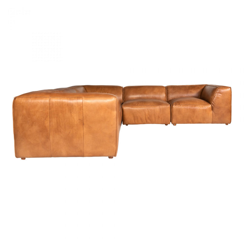 LUXE CLASSIC LEATHER L MODULAR SECTIONAL