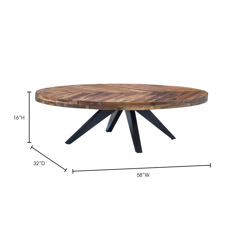 PARQ OVAL COFFEE TABLE